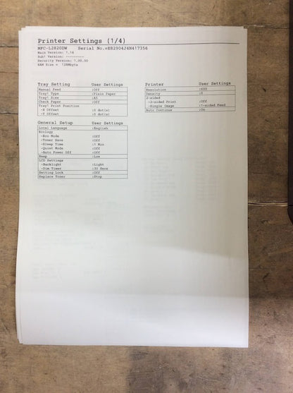 Brother MFC L2820DW Monochrome All-in-One Laser Printer - Tested [AU Seller]