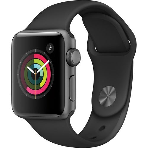 Apple Watch Series 2 38mm Smartwatch Ceramic Black Aluminium Cas Au Seller A-