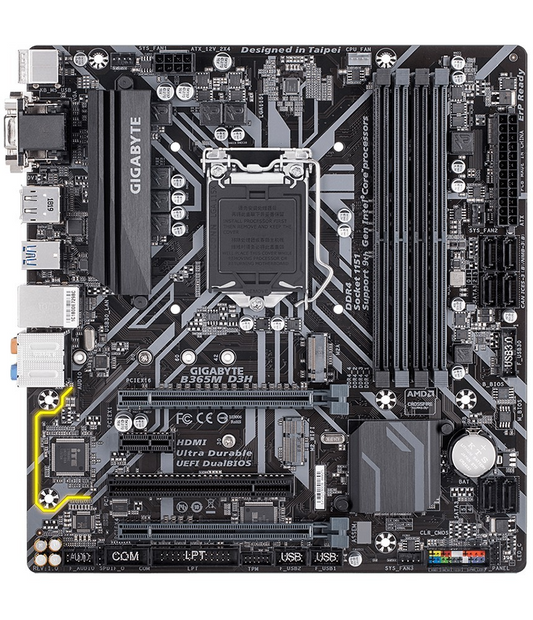 GIGABYTE B365M D3H Motherboard mATX DDR4 LGA 1151 VGA HDMI USB-C DP Intel B365