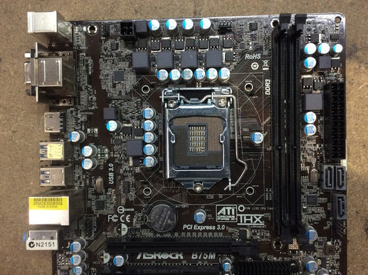 [AU Seller]Asrock B75M Motherboard DDR3 MicroATX LGA 1155 VGA DVI HDMI Intel B75