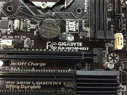 GIGABYTE GA-H81M-HD3 Motherboard mATX DDR3 LGA 1150 VGA DVI HDMI DP Intel H81
