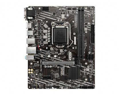MSI H410M-PRO Motherboard mATX DDR4 LGA 1200 HDMI DVI VGA Intel H410 Au Seller