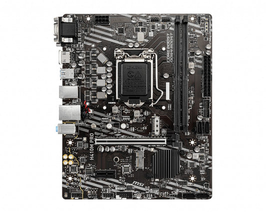 MSI H410M-PRO Motherboard mATX DDR4 LGA 1200 HDMI DVI VGA Intel H410 Au Seller