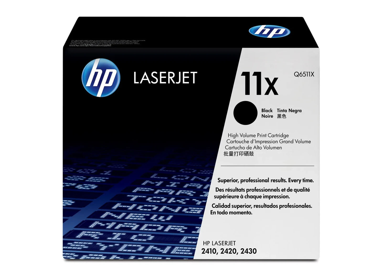 Brand New HP Laserjet Q6511X Black Original Toner for HP Laserjet 2410/2420/2430