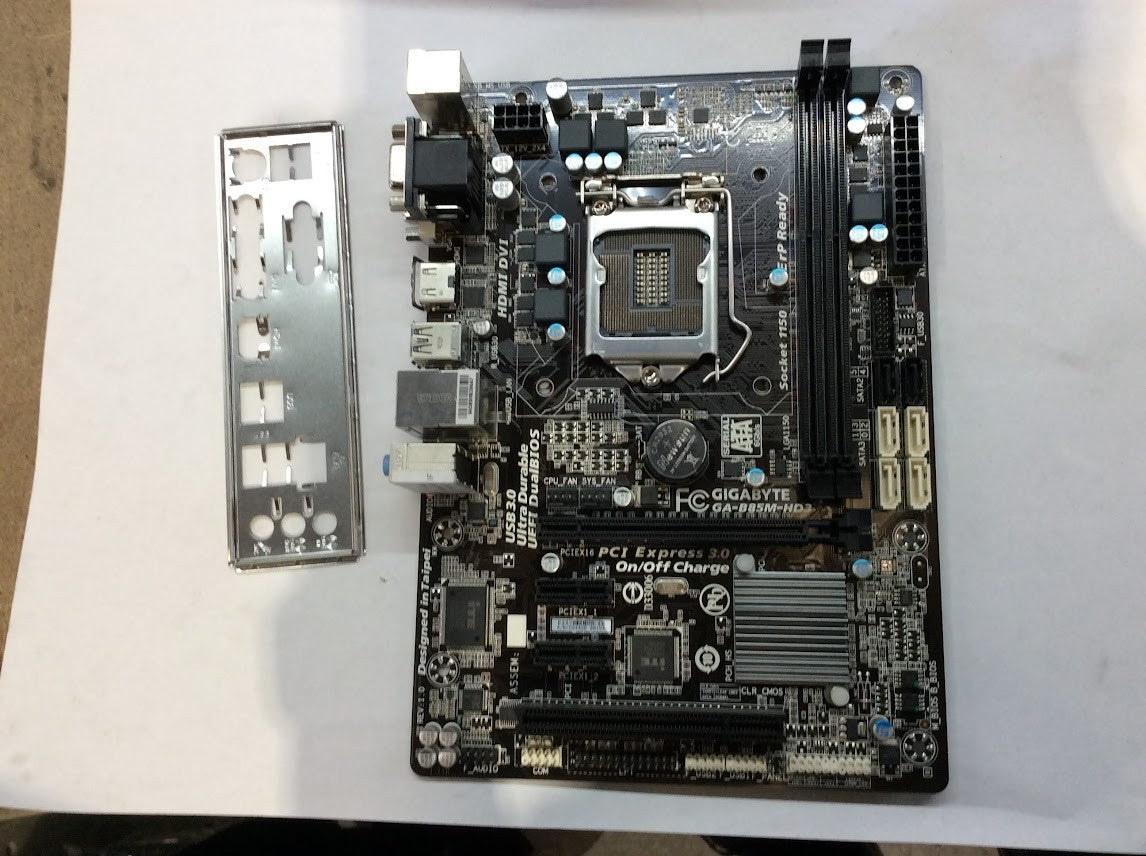 GIGABYTE GA-B85M-HD3 Motherboard mini ATX DDR3 LGA 1150 HDMI VGA Intel H85 [AU]