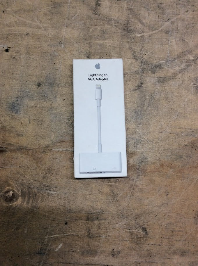 [New] Apple MD825ZM/A A1439 Lightning to VGA Adapter - Display for iPad/iPhone