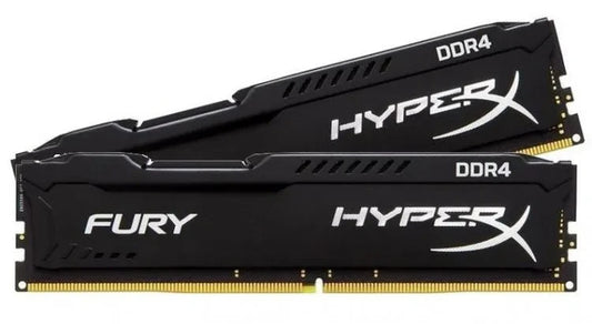 Kingston HyperX Fury DDR4 HX421C14FBK2/16 16GBRAM Desktop Memory Black Au Seller