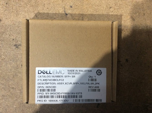 NEW Dell EMC FTLX8574D3BCLFC2 SFP+ 10GbE Optical Transceiver 2 0KNC0D - KNC0D