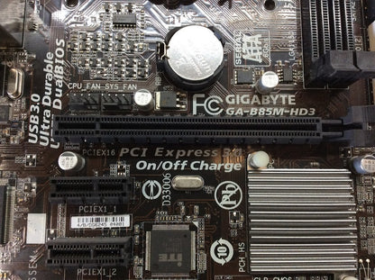 GIGABYTE GA-B85M-HD3 Motherboard miniATX DDR3 LGA 1150 HDMI VGA DVI Intel B85