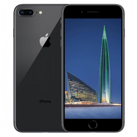 Apple A1864 iPhone 8 Plus Phone 5.5" 64GB Wi-Fi Bluetooth Touch Starry Gray A-