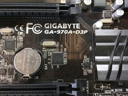 GIGABYTE GA-970A-D3P Motherboard Socket AM3+ DDR3 ATX With AMD FX-6300[AU]