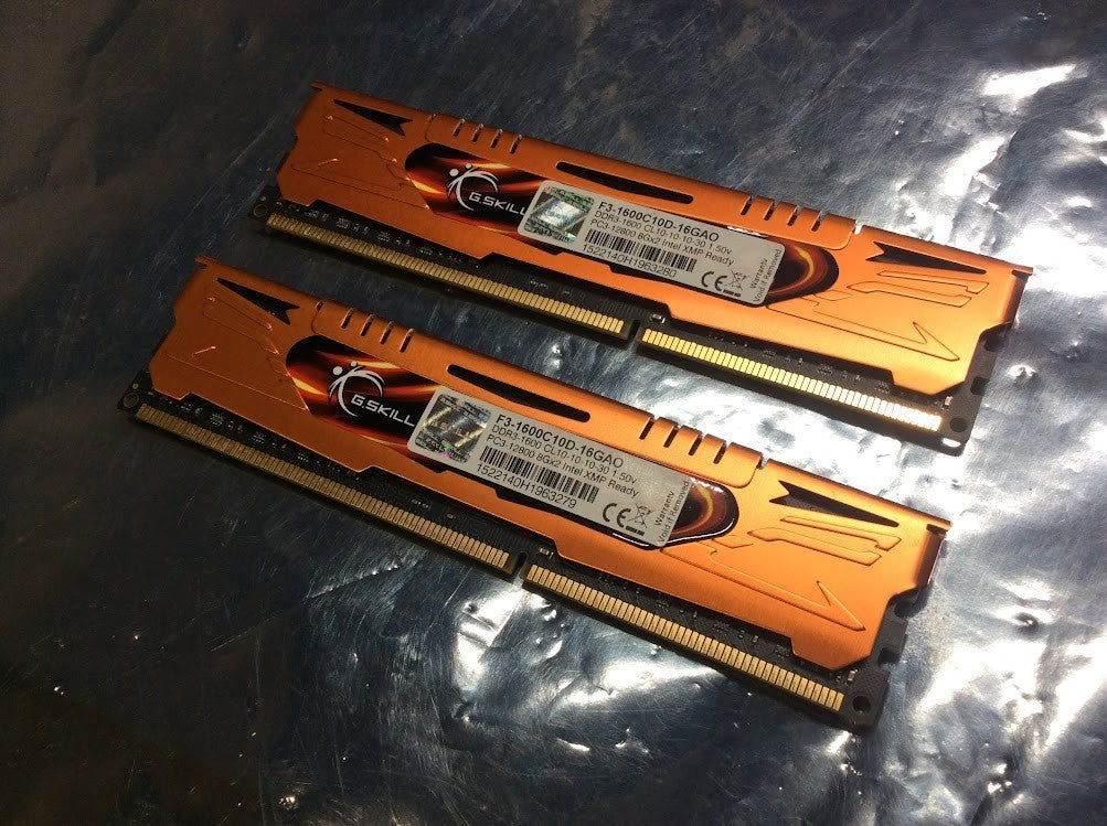 G.SKILL Ares F3-1600C10D-16GAO DDR3-1600 Desktop Memory KIT OF 2 [AU Seller]