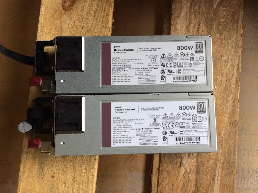 HP ProLiant ML350 G10 Tower Server 1x Xeon Silver 4210r 8GB RAID +2x 800w PSU A-