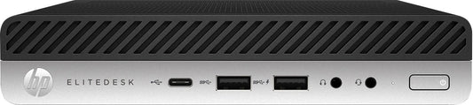 HP EliteDesk 800 G3 Deshtop Mini-PC i5-7500T @2.70GHz 8GBRAM 500GB USB-C DP A-
