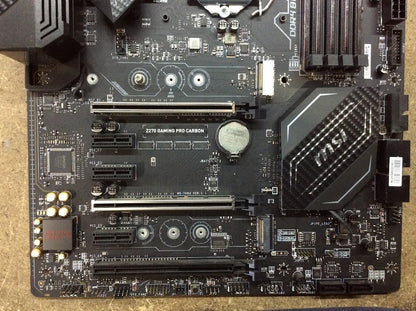 MSI Z270 GAMING PRO CARBON Motherboard ATX LGA 1151 DVI HDMI USB-C Intel Z270