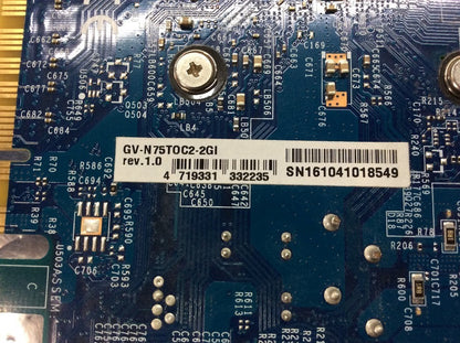 GIGABYTE GV-N75T0C2-2GI Graphics Card GeForce GTX 750 Ti DVI-I DVI-D HDMI DP