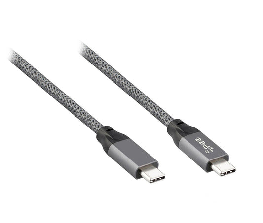 Konix 0.5M USB 3.2 ( 3.1 Gen 2 ) TypeC M/M Cable Supports Gray/Black Au Seller