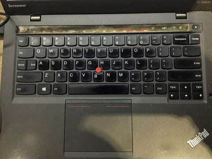 Levono X1 Carbon 2nd Gen Laptop 14" i5-4300U@1.90GHz 8GBRAM 180GBSSD Mini-DP A-