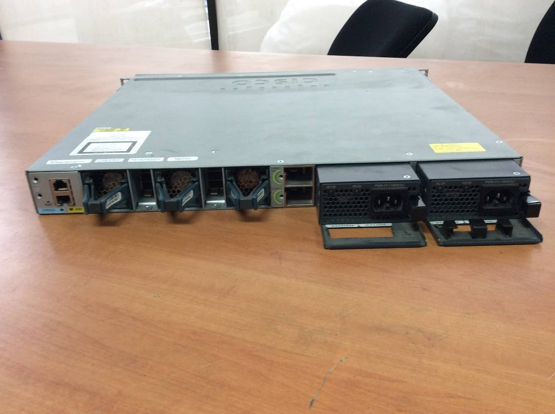[AU Stock]Cisco Catalyst WS-C3850-48F-S V05 48 Port PoE Switch+Dual Power PSU A-