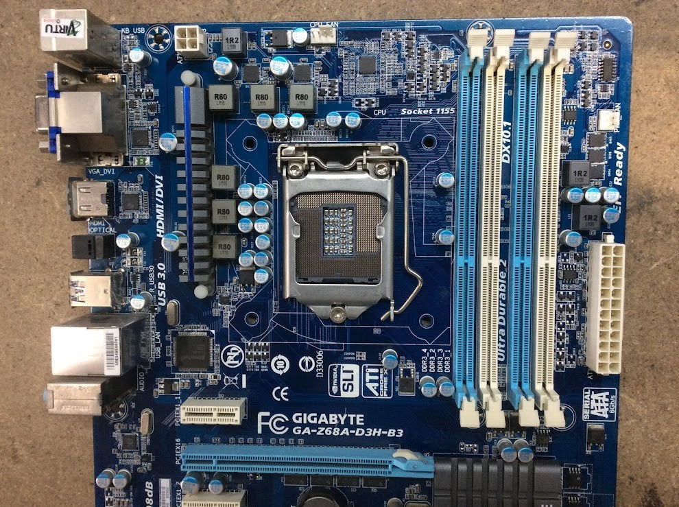 [AU]GIGABYTE GA-Z68A-D3H-B3 Motherboard ATX DDR3 LGA 1155 HDMI DVI VGA Intel Z68