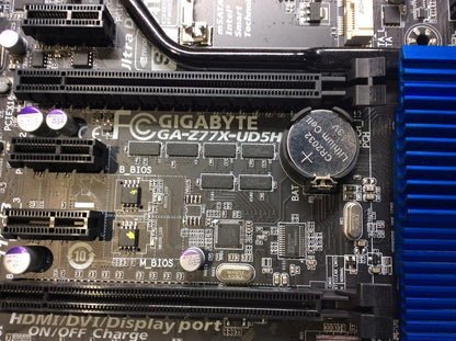 GIGABYTE GA-Z77X-UD5H Motherboard ATX LGA 1155 HDMI DP VGA DVI Intel Z77 [AU]