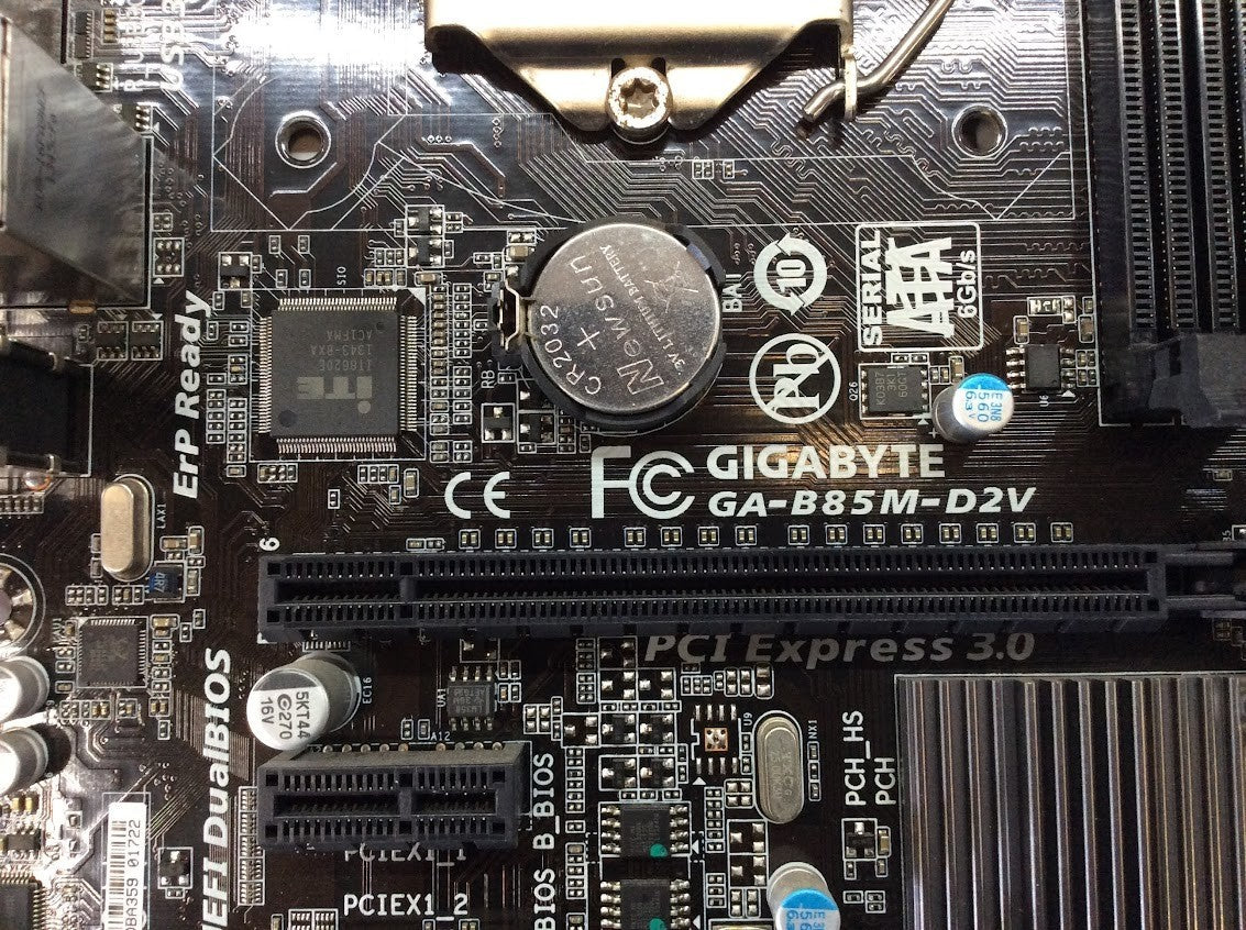 GIGABYTE GA-B85M-D2V Motherboard micro ATX DDR3 LGA 1150 VGA DVI Intel B85 [AU]