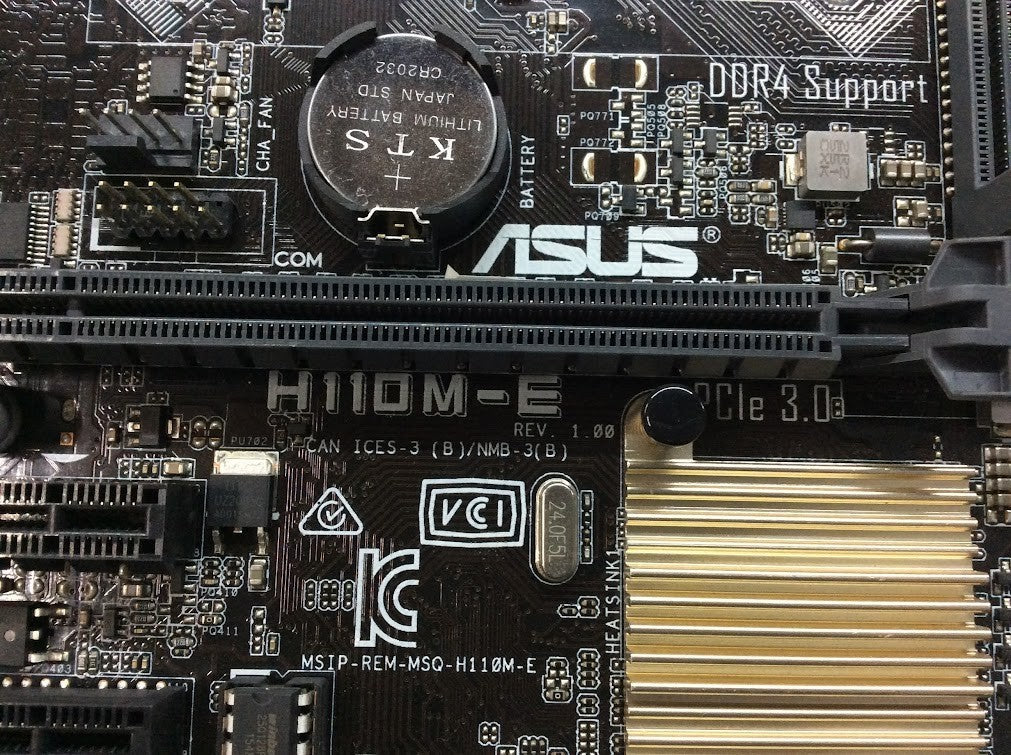[AU Seller]ASUS H110M-E Motherboard MicroATX DDR4 LGA 1151 HDMI VGA Intel H110