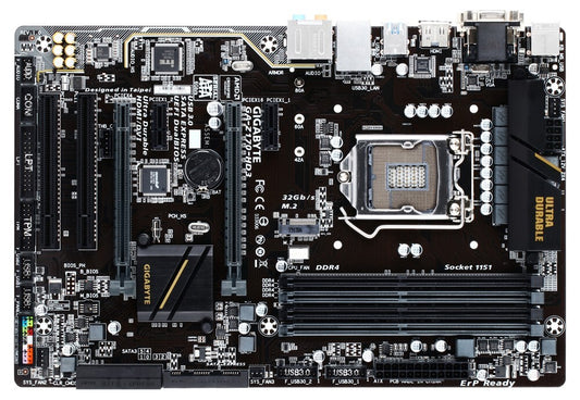 GIGABYTE GA-Z170-HD3 Motherboard ATX DDR4 LGA 1151 HDMI DVI VGA USB3.0 IntelZ170