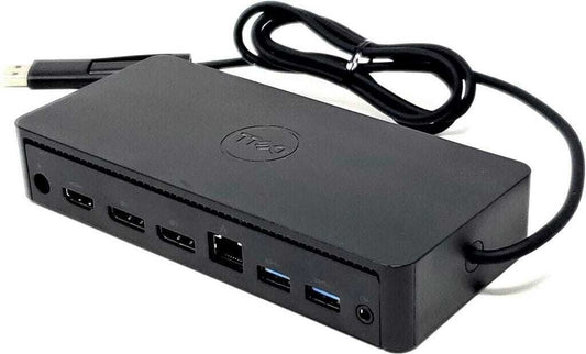 DELL D6000 Universal Docking Station USB-C DP HDMI with Charger Black Au Seller
