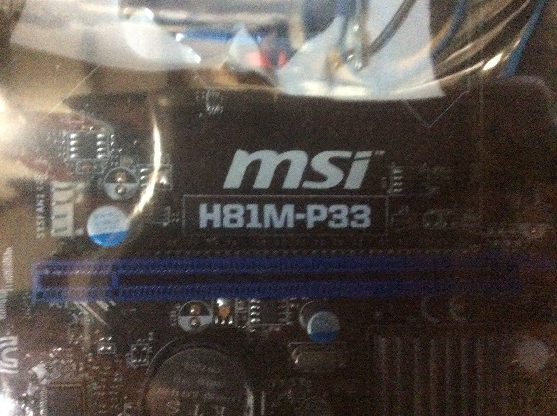 [AU Seller] MSI H81M-P33 Motherboard micro ATX LGA 1150 DDR3 VGA DVI Intel H81