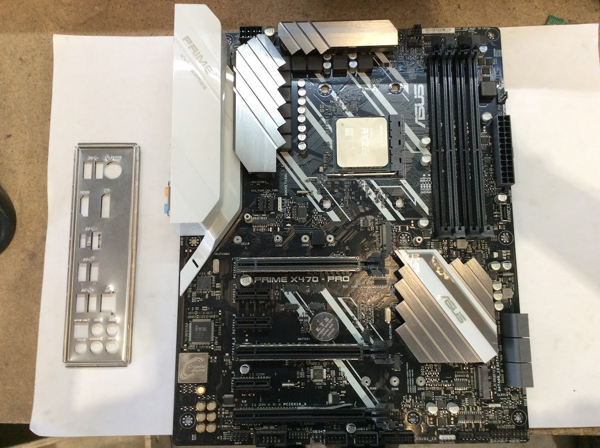 ASUS PRIME X470-PRO Motherboard Socket AM4 ATX AMD X470+Ryzen 9 3950x USB-C DP