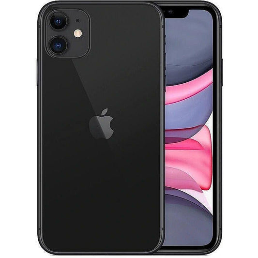 Apple iPhone 11 Phone 6.1" 64 GB Wi-Fi Bluetooth Touch Black MWLT2 Au Seller