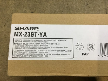 Brand New Sharp MX-23GTYA Toner Cartridge - Yellow For MX-2310/MX-2314/MX-2614
