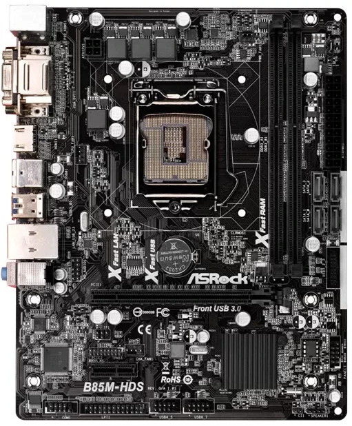[AU Stock]Asrock B85M-HDS Motherboard microATX LGA 1150 VGA DVI HDMI Intel B85