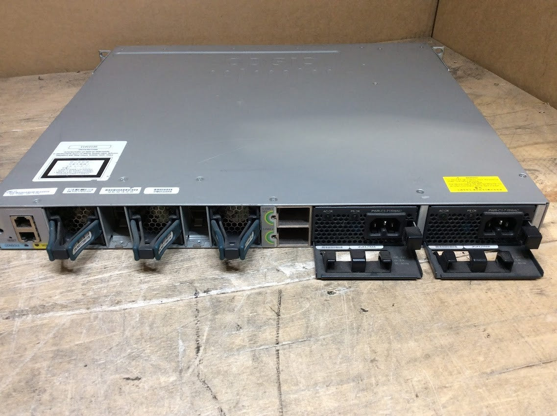 [AU] Cisco WS-C3850-24P-S Switch 24 x 10/100/1000 Ethernet PoE+Dual Power PSU A-