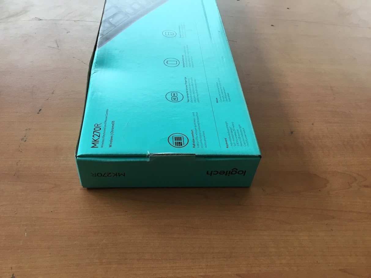 New Logitech MK270r Full-size Wireless Keyboard and Mouse Combo [AU Seller]