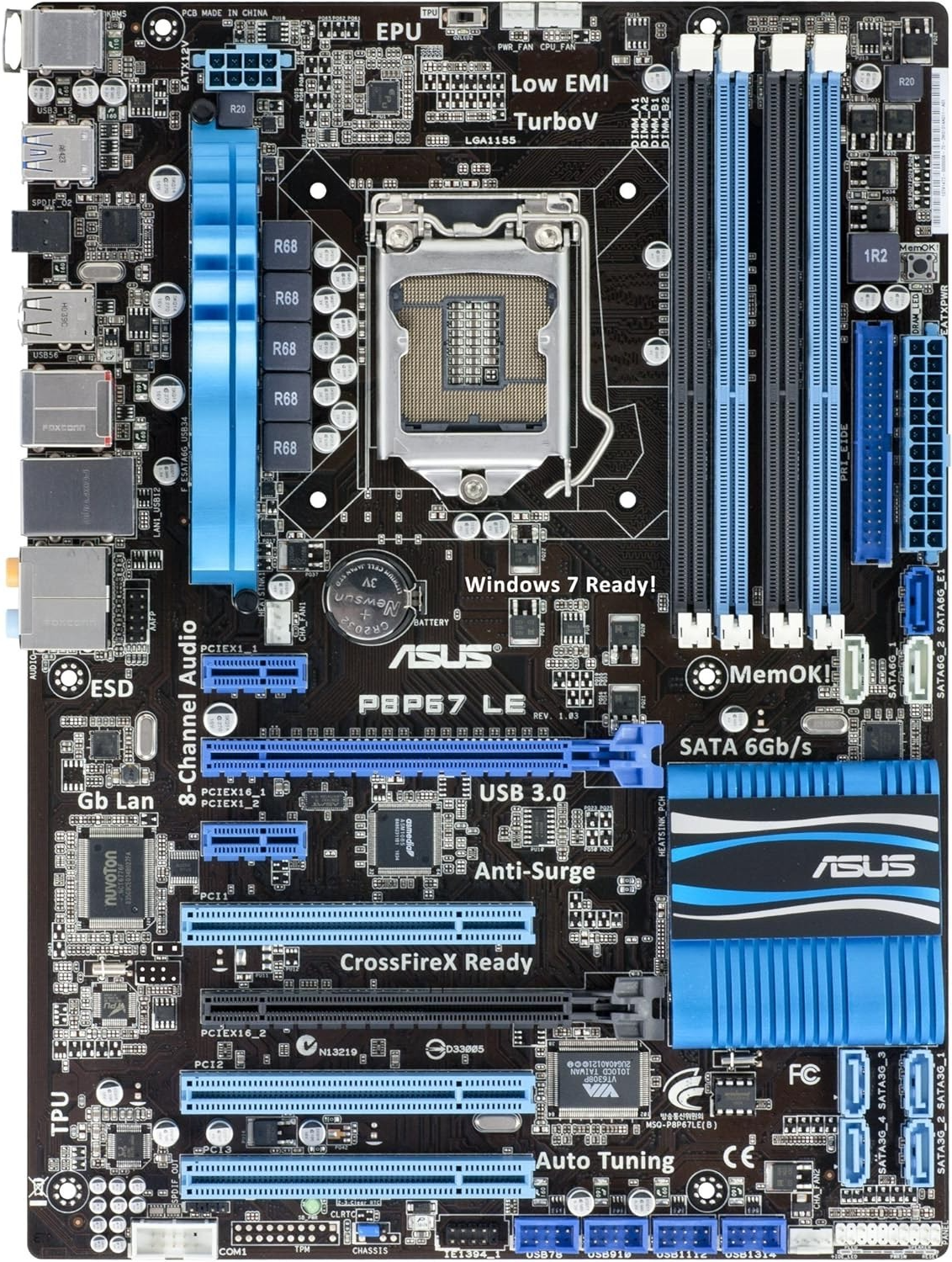 [AU Seller] ASUS P8P67 LE Motherboard ATX LGA 1155 USB3.0 Intel P67 - Tested