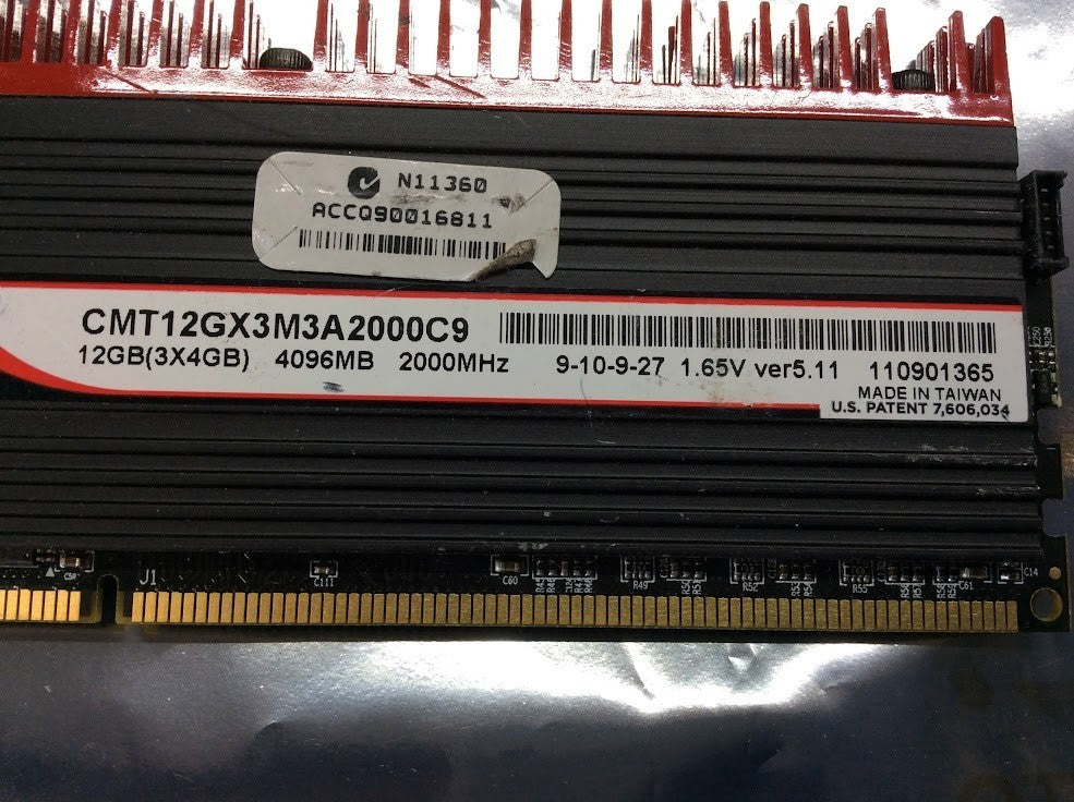 Corsair CMT12GX3M3A2000C9 Dominator GT 12GB Desktop Memory KIT OF 3 [AU Seller]
