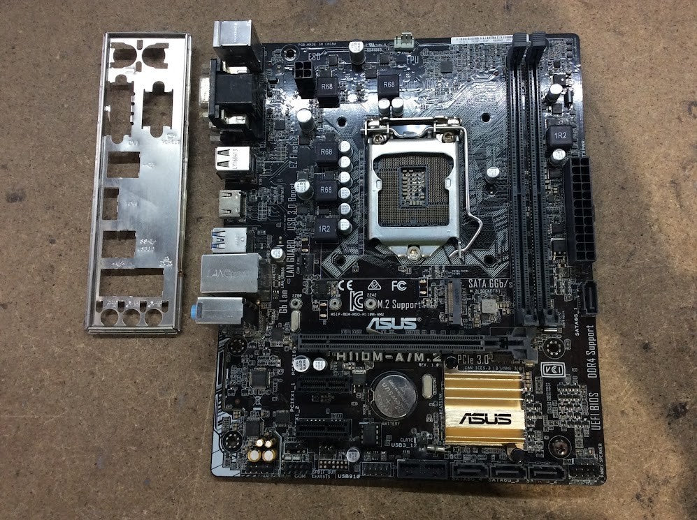 [AU]ASUS H110M-A/M.2 Motherboard microATX DDR4 LGA 1151 VGA DVI HDMI Intel H110