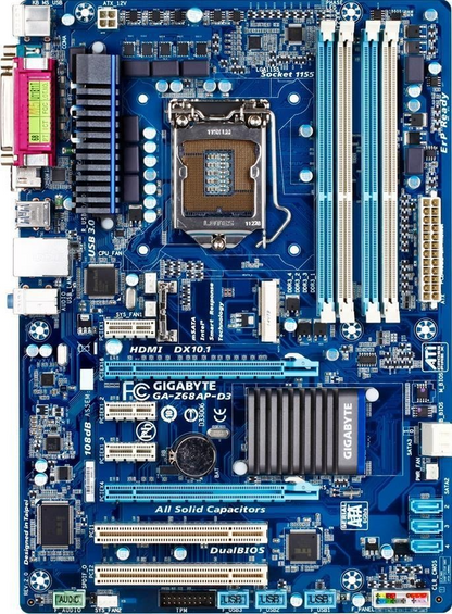 GIGABYTE GA-Z68AP-D3 Motherboard ATX DDR3 LGA 1155 HDMI VGA Intel Z68 [AU Stock]