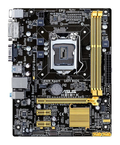 ASUS H81M-K Motherboard micro ATX DDR3 LGA 1150 DVI VGA Intel H81 [AU Seller]