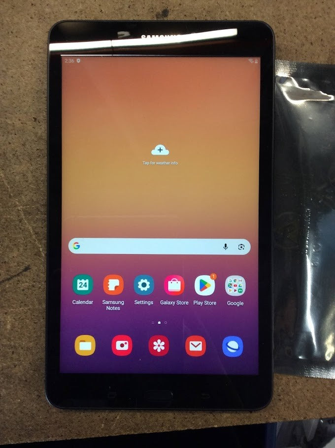 Unlocked Samsung Galaxy Tab A SM-T380 Tablet 8" 16GB Android 9 Wi-Fi  Black A-