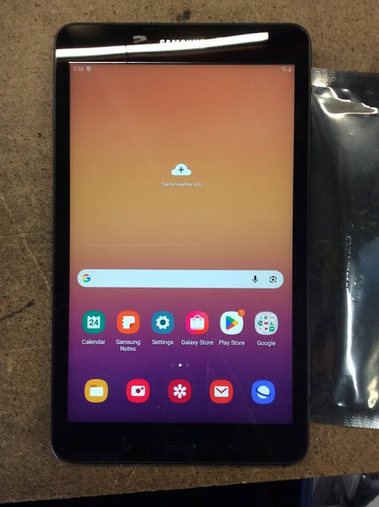 Unlocked Samsung Galaxy Tab A SM-T380 Tablet 8" 16GB Android 9 Wi-Fi  Black A-