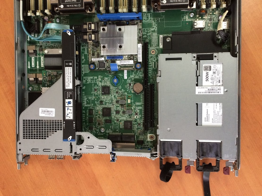 HP ProLiant DL360 Gen10 Server 2x Xeon Silver 4110@2.1GHz Dual 500W PSU+RAID A-