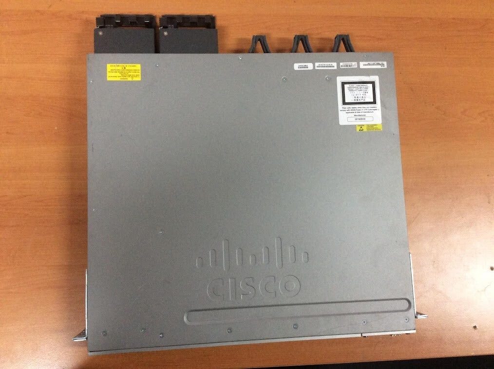 Cisco WS-C3850-48U-L 48 Port V06 2* PSU + c3850-nm-2-10g Switch Reset and Clean