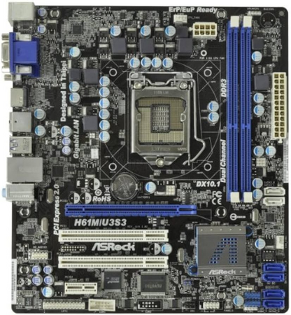 [AU Seller] ASRock H61M/U3S3 Motherboard microATX LGA 1155 VGA HDMI Intel H61