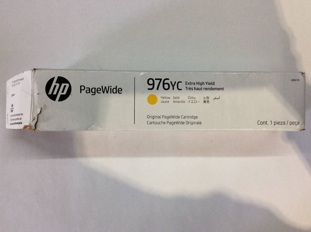 [AU] Genuine HP 976YC Extra High Yield Yellow Ink Cartridge (L0S31YC) For P55250