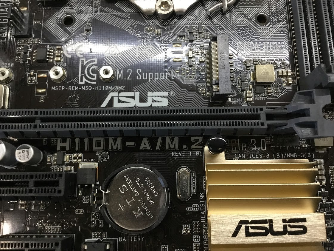 [AU]ASUS H110M-A/M.2 Motherboard micro-ATX DDR4 LGA 1151 VGA DVI HDMI Intel H110