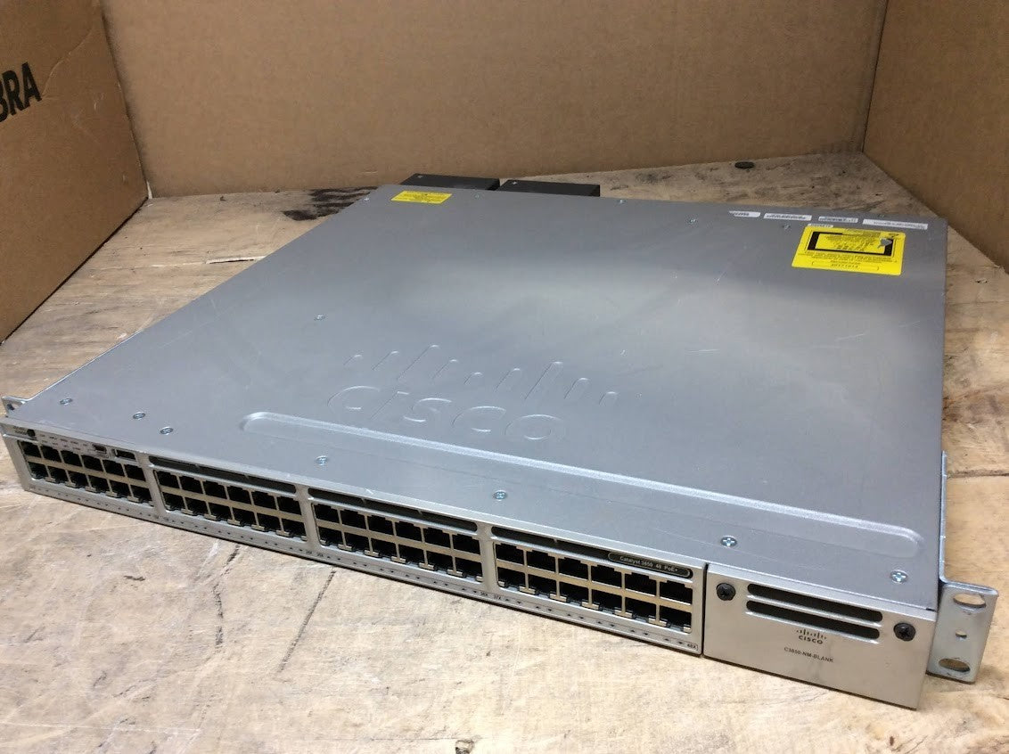 [AU Stock]Cisco Catalyst WS-C3850-48F-L 48 Port PoE+ Switch w/Dual Power PSU A-