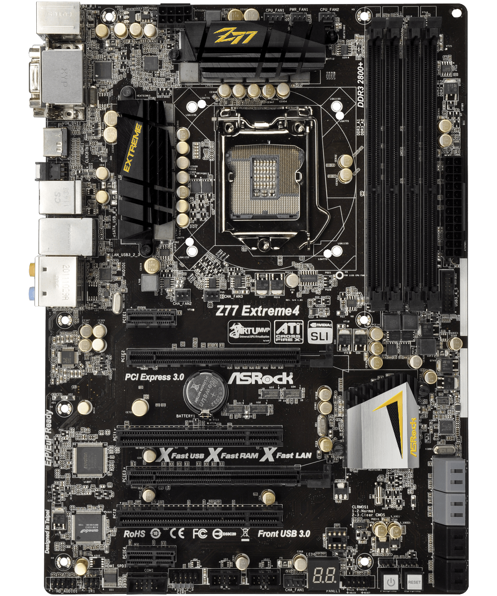 Asrock Z77 Extreme4 Motherboard ATX DDR3 LGA 1155 HDMI VGA DVI Intel Z77 [AU]